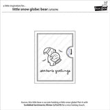 little snow globe: bear