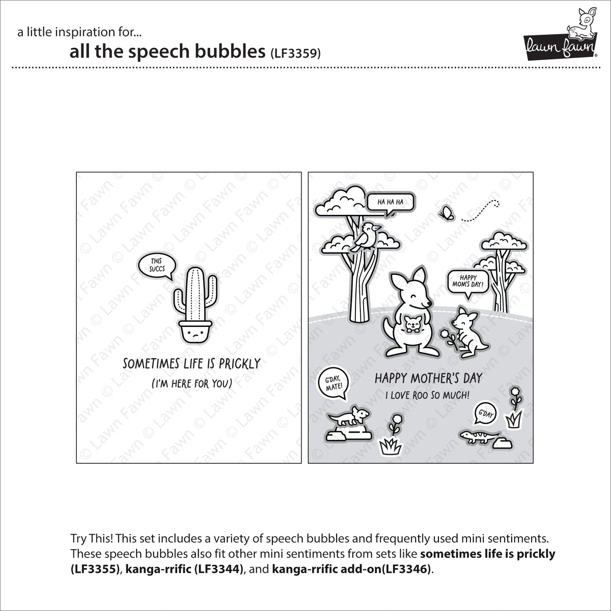 all the speech bubbles – The Paper Peas