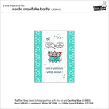 nordic snowflake border