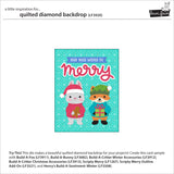 quilted diamond backdrop