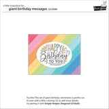 giant birthday messages