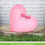heart pouch dotted hearts add-on