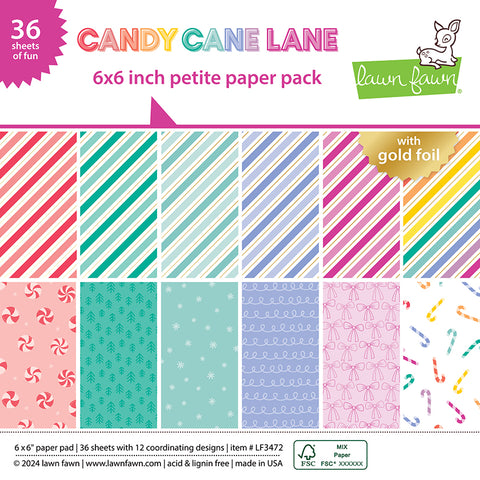 candy cane lane petite paper pack