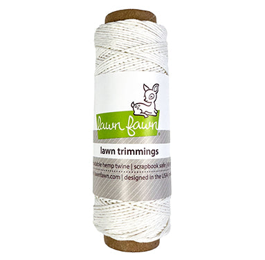 white hemp twine