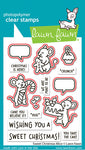 sweet christmas mice lawn cuts