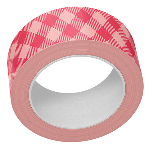 pink gingham washi tape