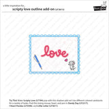 scripty love outline add-on die