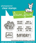 spring basket add-on: birthday