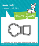 spring basket add-on: birthday lawn cuts