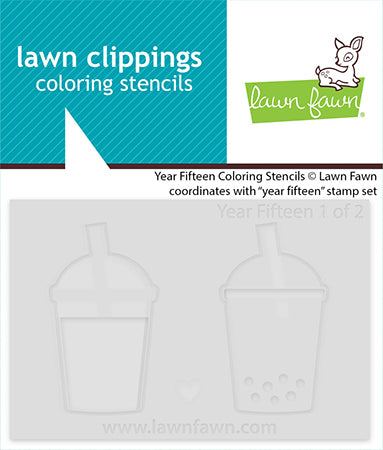 year fifteen coloring stencils
