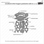 woodland critter huggers graduation add-on