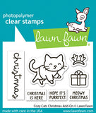 cozy cats christmas add-on