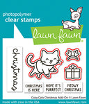 cozy cats christmas add-on lawn cuts