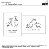 all the santa hats