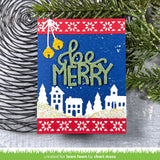 nordic snowflake border