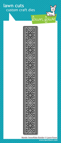 nordic snowflake border