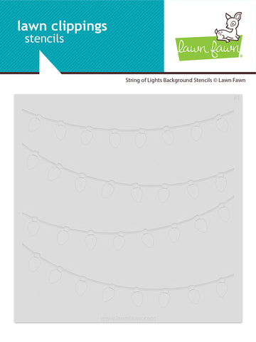 string of lights background stencils