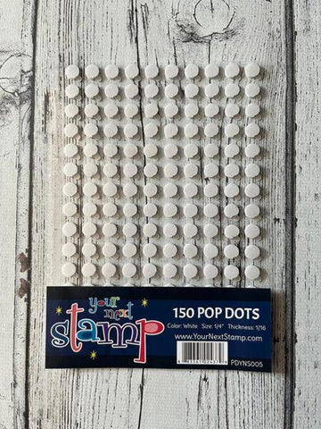 White Pop Dots - Small