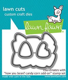 how you bean? candy corn add-on lawn cuts